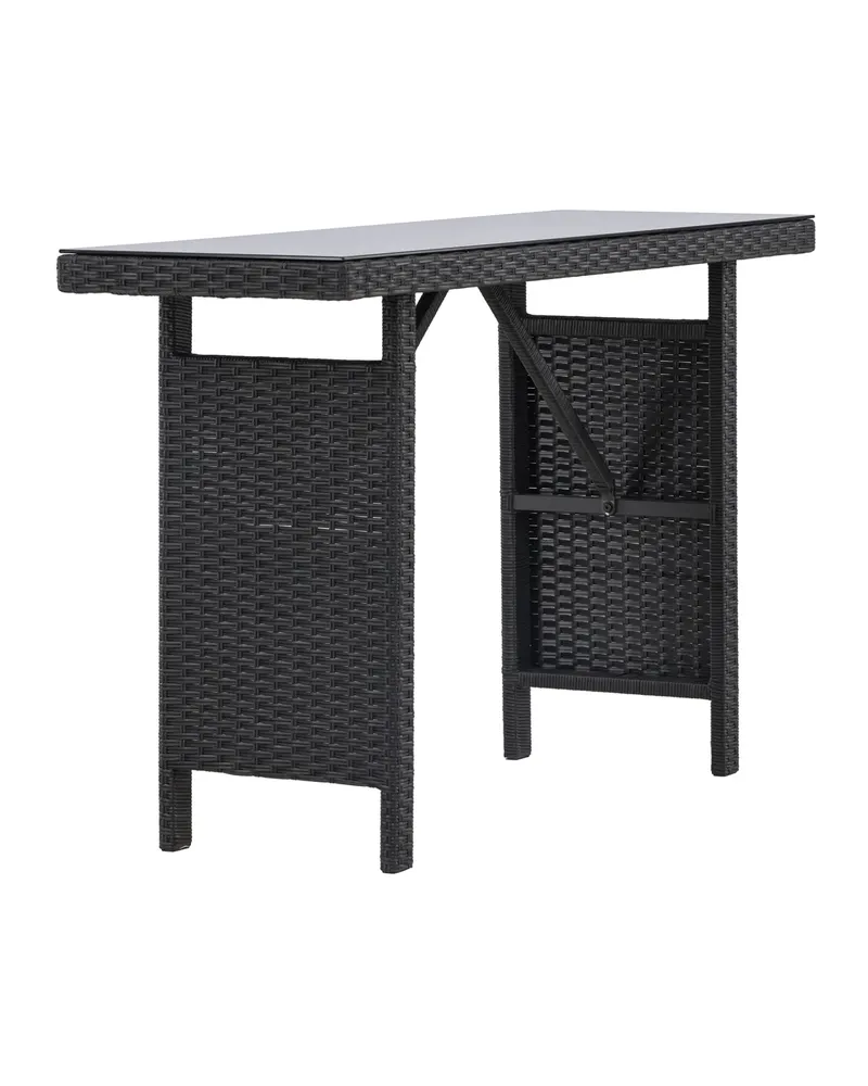 Padova schmaler Outdoor-Beistelltisch mit Glasplatte, Ansicht 8