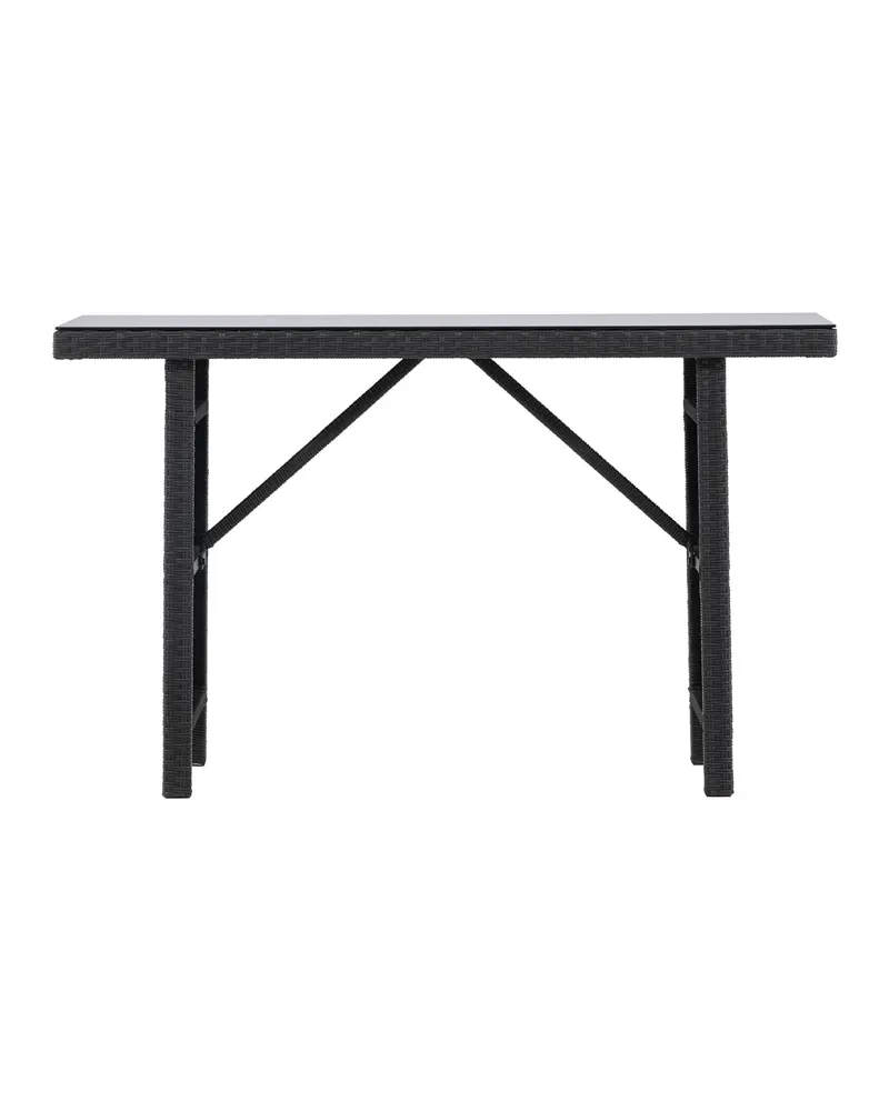 Padova schmaler Outdoor-Beistelltisch mit Glasplatte, Ansicht 10