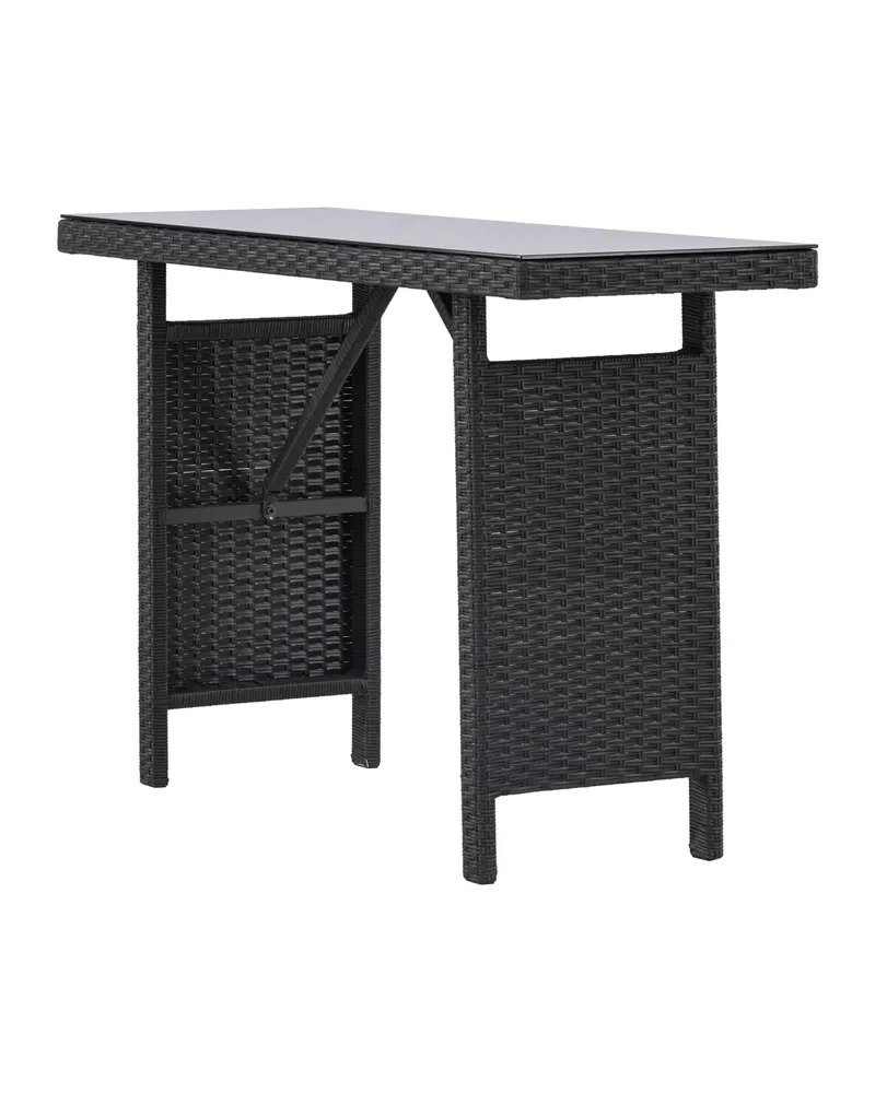 Padova schmaler Outdoor-Beistelltisch mit Glasplatte, Ansicht 12