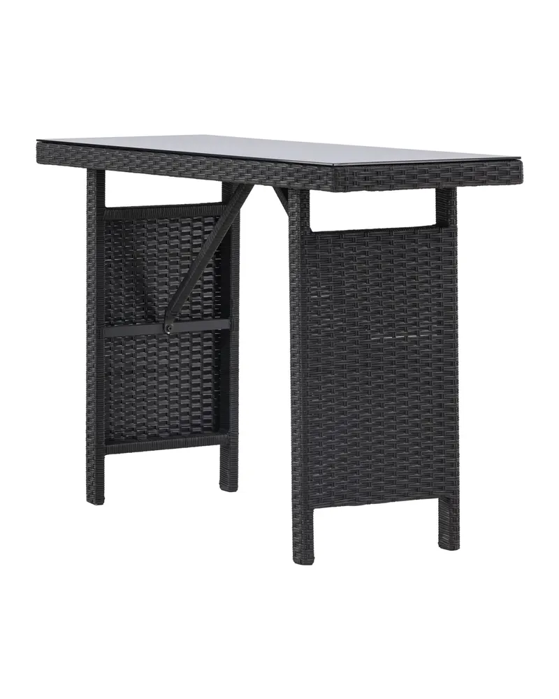 Padova schmaler Outdoor-Beistelltisch mit Glasplatte, Ansicht 6