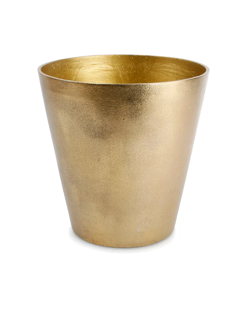 Palace Champagnerkühler aus Aluminium in Gold, Ø 20 cm, Gold