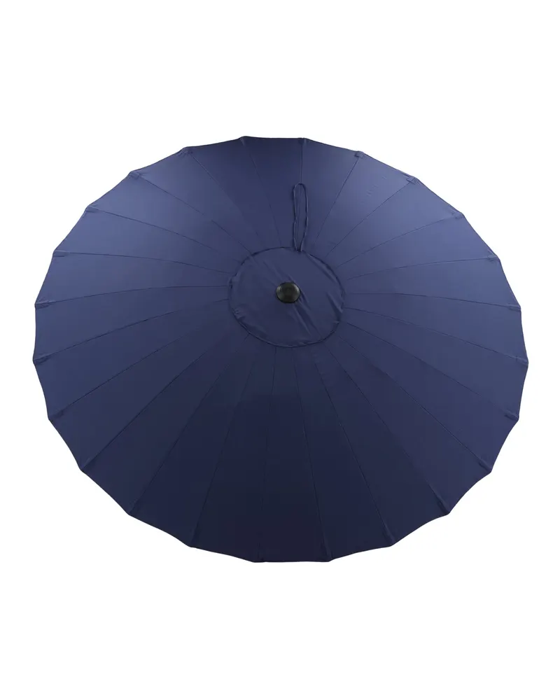 Palmetto runder Sonnenschirm Ø 270 cm in Blau, Ansicht 11