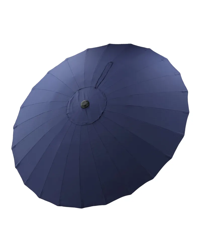 Palmetto runder Sonnenschirm Ø 270 cm in Blau, Ansicht 12