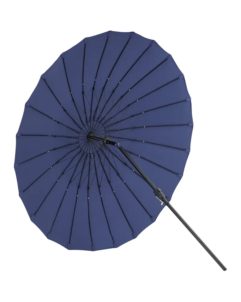 Palmetto runder Sonnenschirm Ø 270 cm in Blau, Ansicht 16