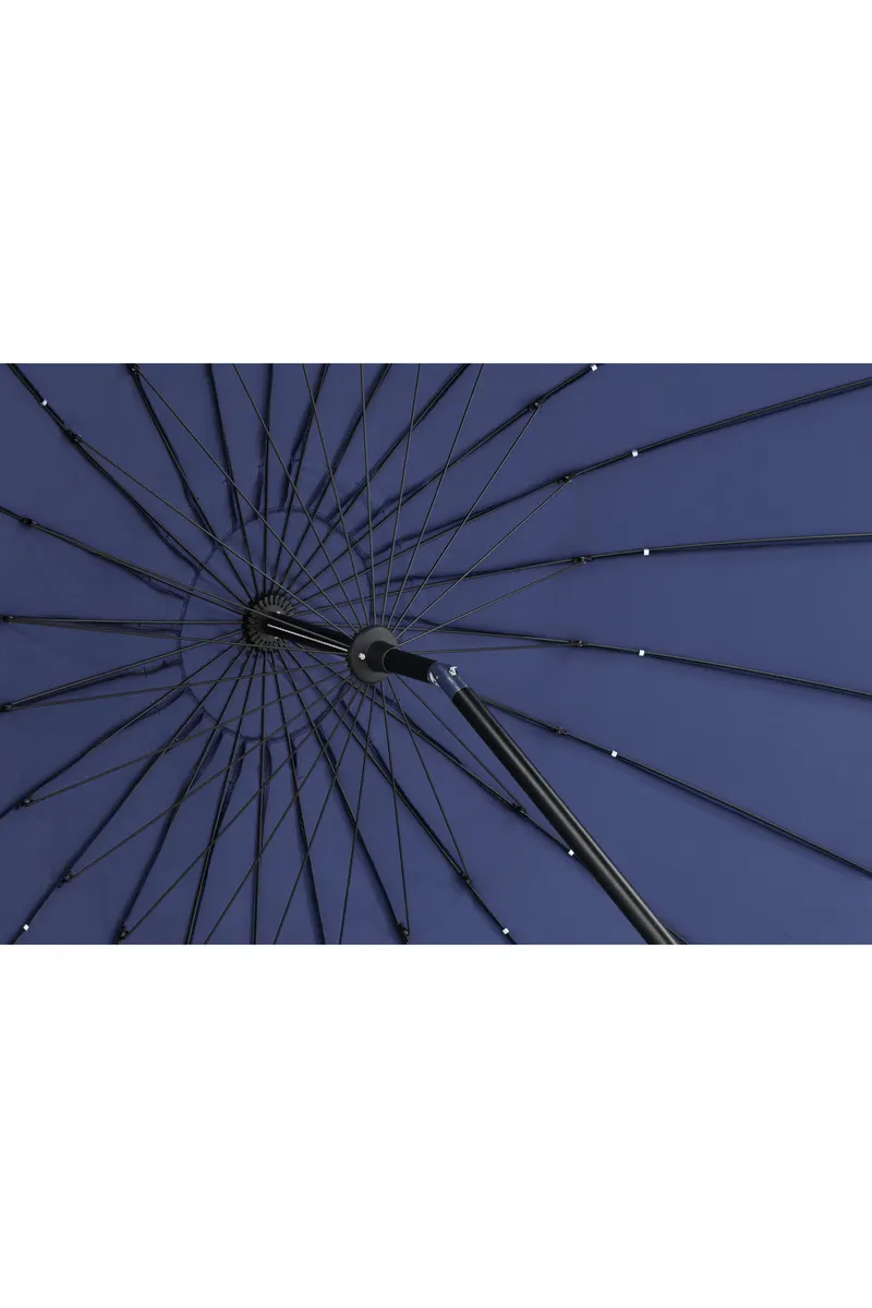 Palmetto runder Sonnenschirm Ø 270 cm in Blau, Ansicht 17