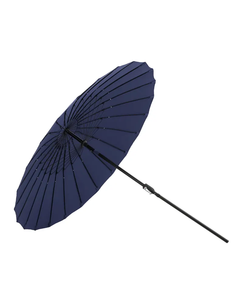 Palmetto runder Sonnenschirm Ø 270 cm in Blau, Ansicht 3