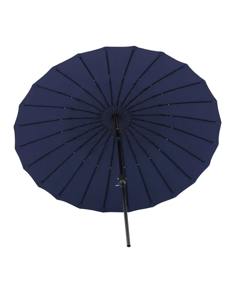 Palmetto runder Sonnenschirm Ø 270 cm in Blau, Ansicht 5