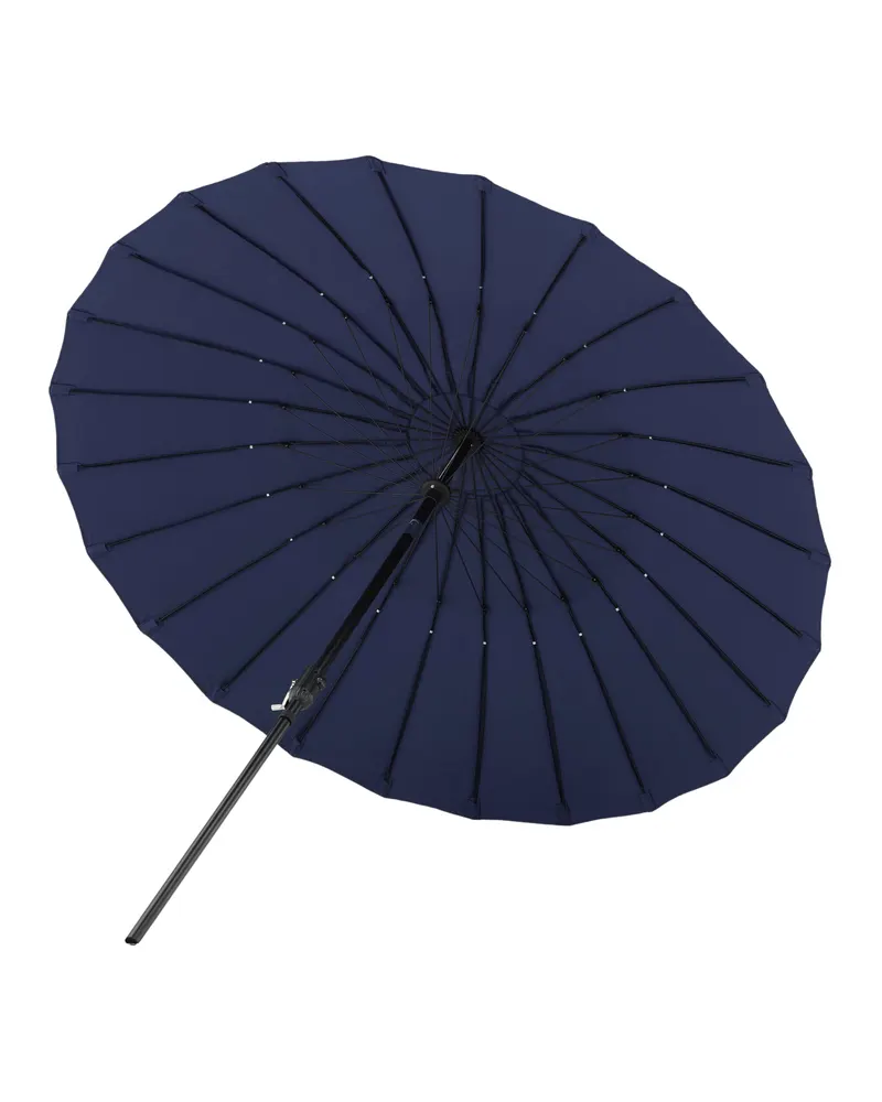Palmetto runder Sonnenschirm Ø 270 cm in Blau, Ansicht 6