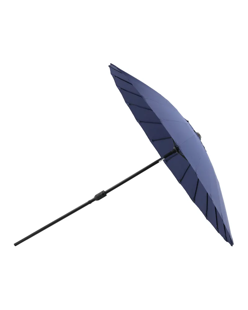 Palmetto runder Sonnenschirm Ø 270 cm in Blau, Ansicht 8