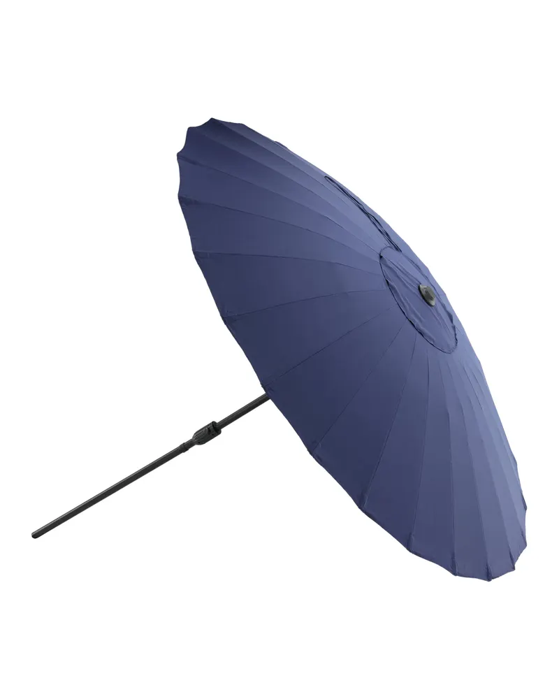 Palmetto runder Sonnenschirm Ø 270 cm in Blau, Ansicht 9