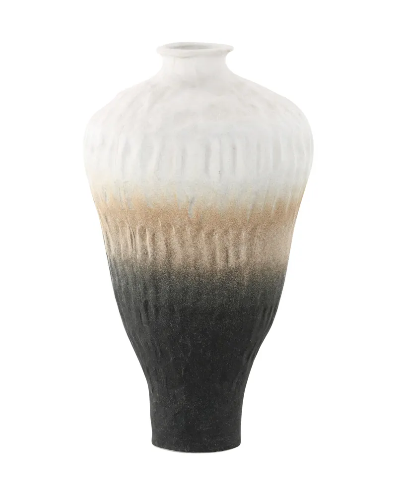 Pane Keramikvase mit Reliefstruktur in Ø 16 cm, Ansicht 8