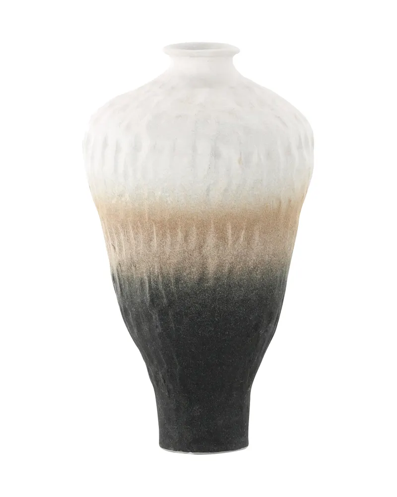 Pane Keramikvase mit Reliefstruktur in Ø 16 cm, Ansicht 12