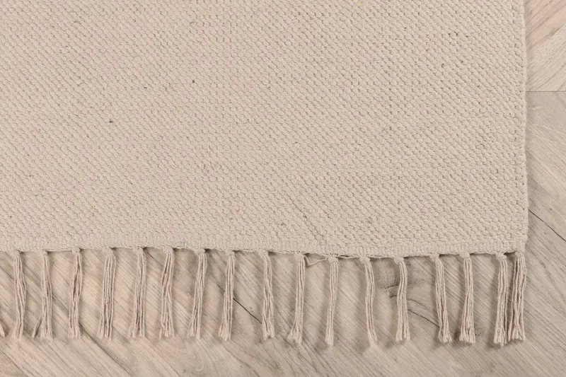 Panipat Baumwollteppich mit Fransen in 300 × 200 cm, im Wohnraum, Ansicht 4