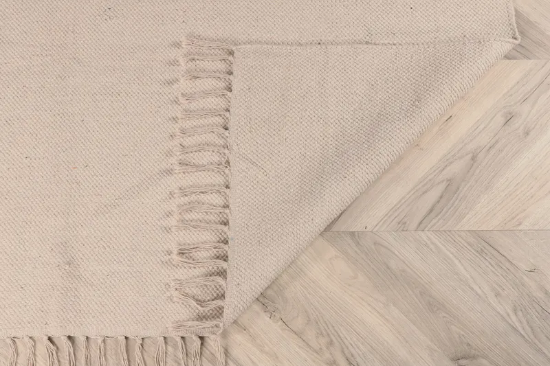 Panipat Baumwollteppich mit Fransen in 300 × 200 cm, im Wohnraum, Ansicht 5