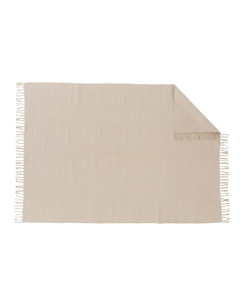 Panipat Baumwollteppich mit Fransen in 300 × 200 cm, Ansicht 2