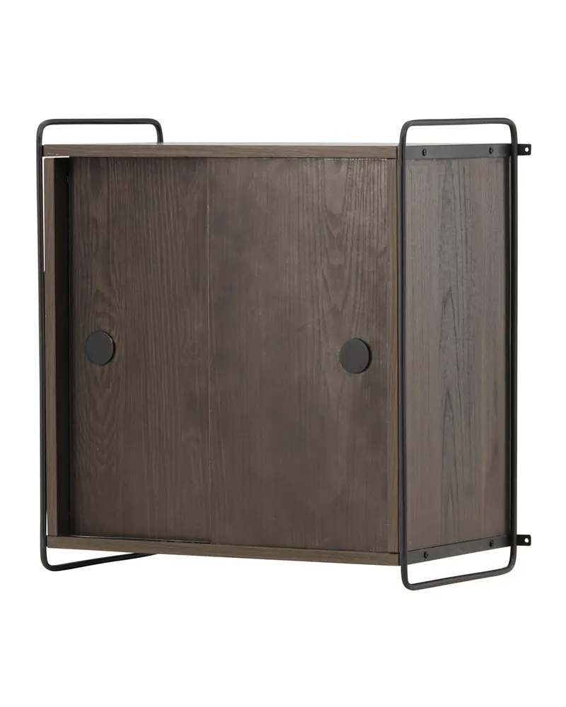 Paris Sideboard zum Aufhängen mit Rahmen in 35 × 68 × 60 cm, Mokka, Ansicht 1