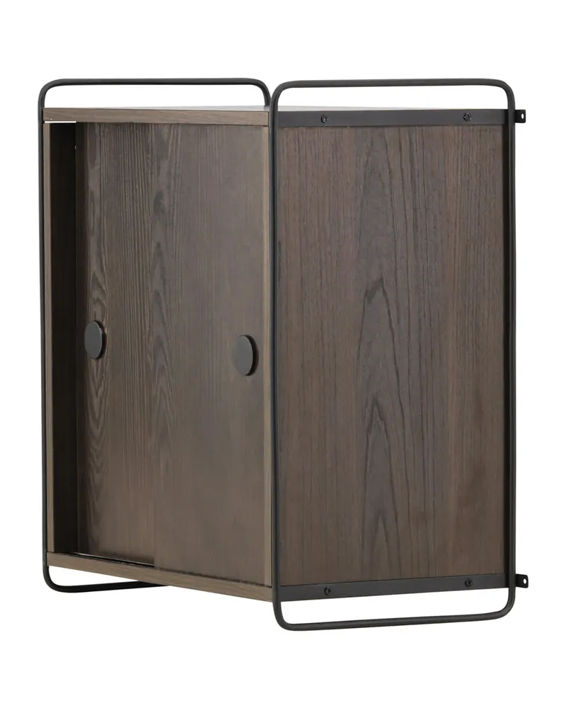 Paris Sideboard zum Aufhängen mit Rahmen in 35 × 68 × 60 cm, Mokka, Ansicht 6