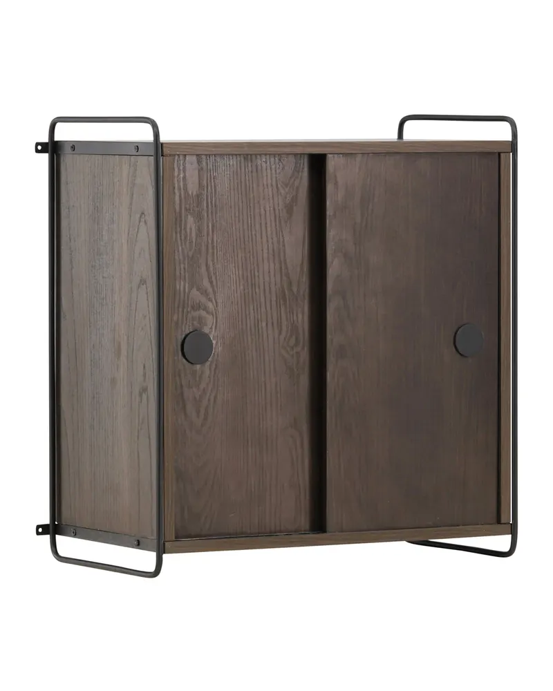 Paris Sideboard zum Aufhängen mit Rahmen in 35 × 68 × 60 cm, Mokka, Ansicht 12