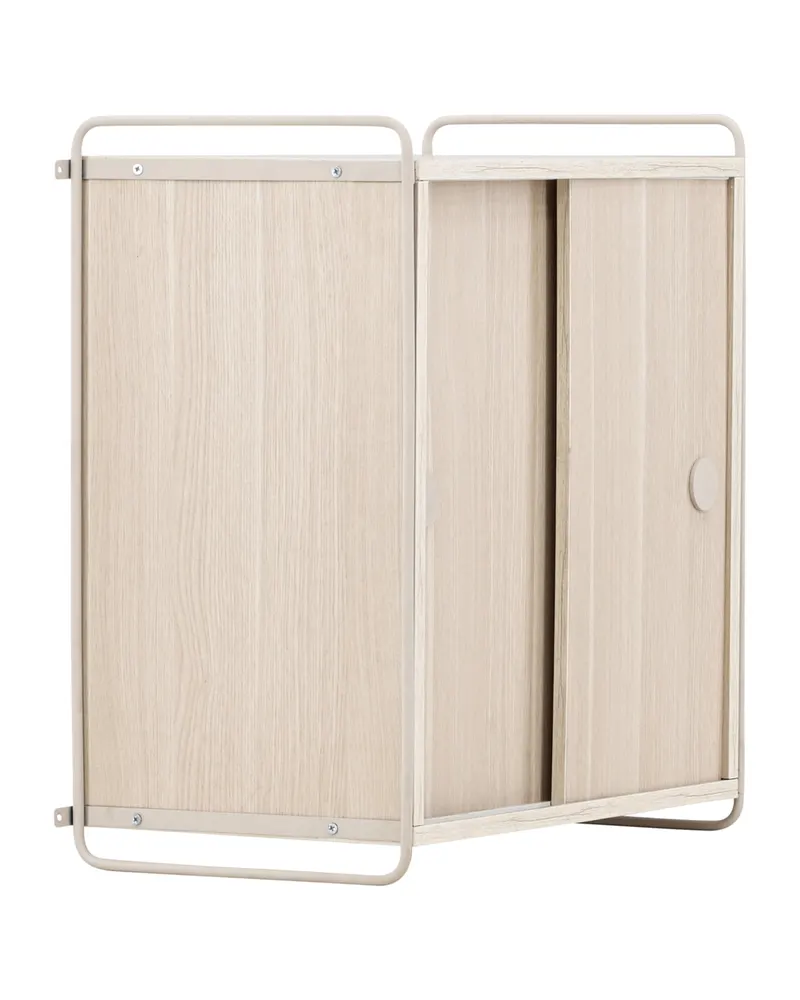 Paris Sideboard zum Aufhängen mit Rahmen in 35 × 68 × 60 cm, Whitewash, Ansicht 12
