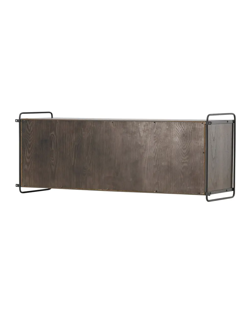 Paris Sideboard zum Aufhängen mit Rahmen in 35 × 48 × 122 cm, Mokka, Ansicht 11