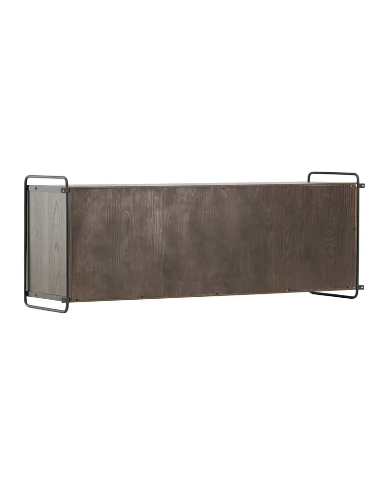 Paris Sideboard zum Aufhängen mit Rahmen in 35 × 48 × 122 cm, Mokka, Ansicht 6