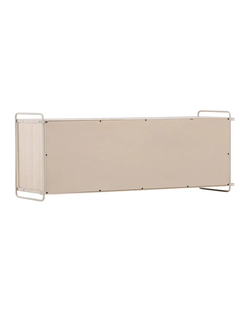 Paris Sideboard zum Aufhängen mit Rahmen in 35 × 48 × 122 cm, Whitewash, Ansicht 9