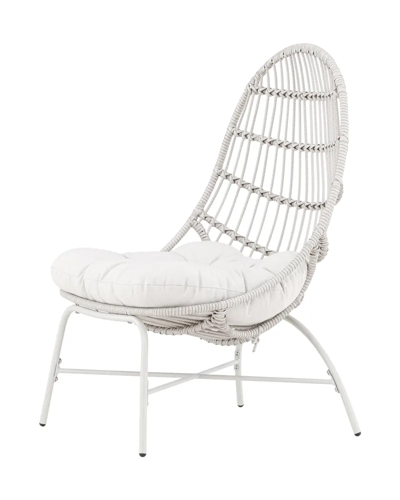 Paul Outdoor-Loungesessel mit ovaler Geflechtlehne, Ansicht 8