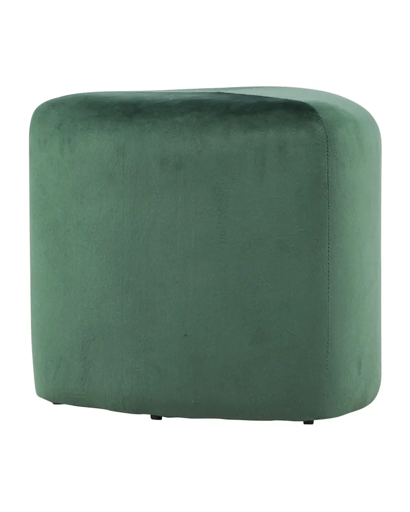 Peg Pouf in Grün, Polyester-Samt, Ansicht 5