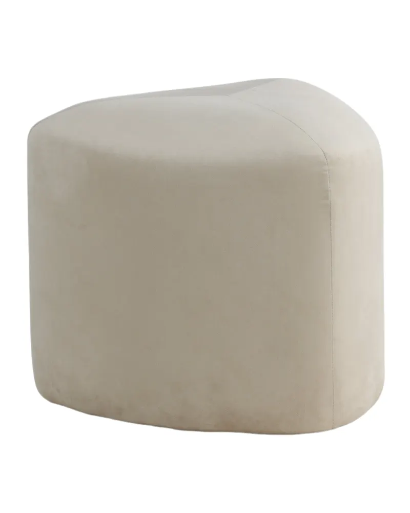 Peg Pouf in Beige, Polyester-Teddystoff, Ansicht 12