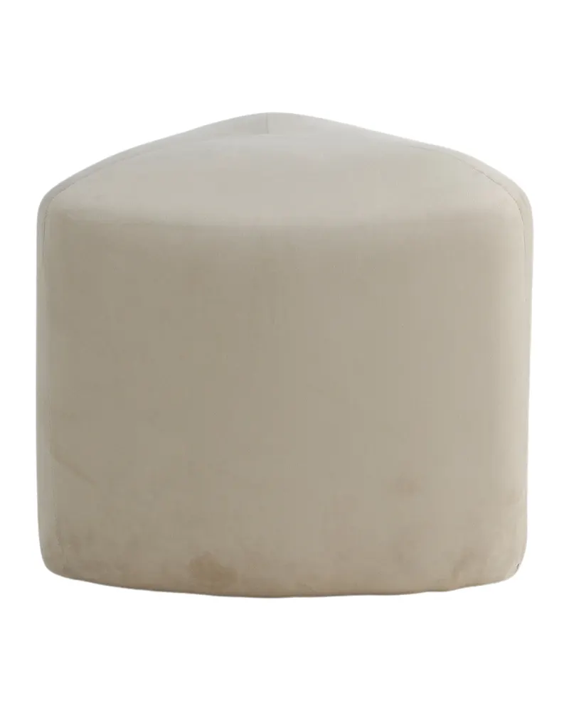 Peg Pouf in Beige, Polyester-Teddystoff, Ansicht 3