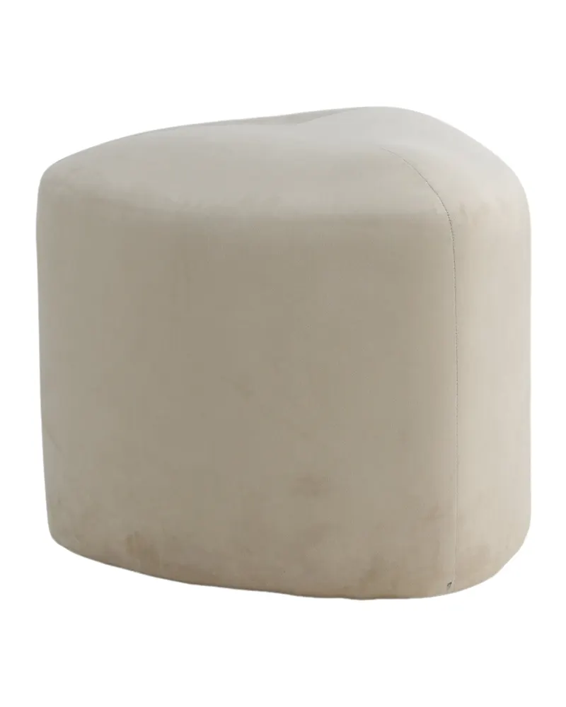 Peg Pouf in Beige, Polyester-Teddystoff, Ansicht 4