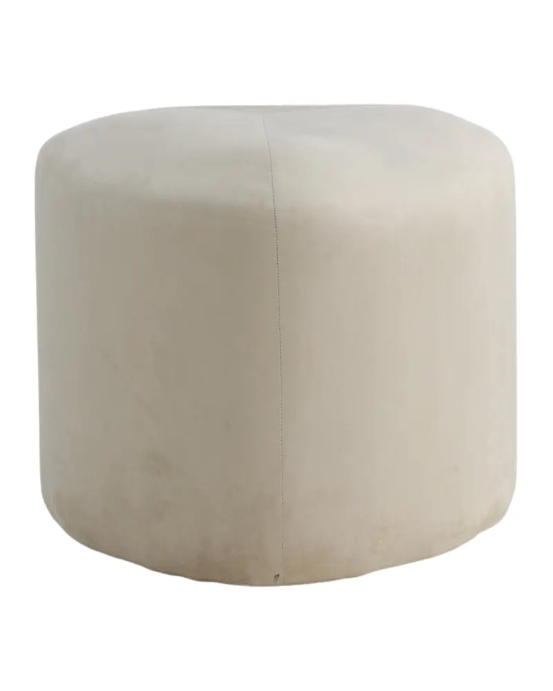 Peg Pouf in Beige, Polyester-Teddystoff, Ansicht 5