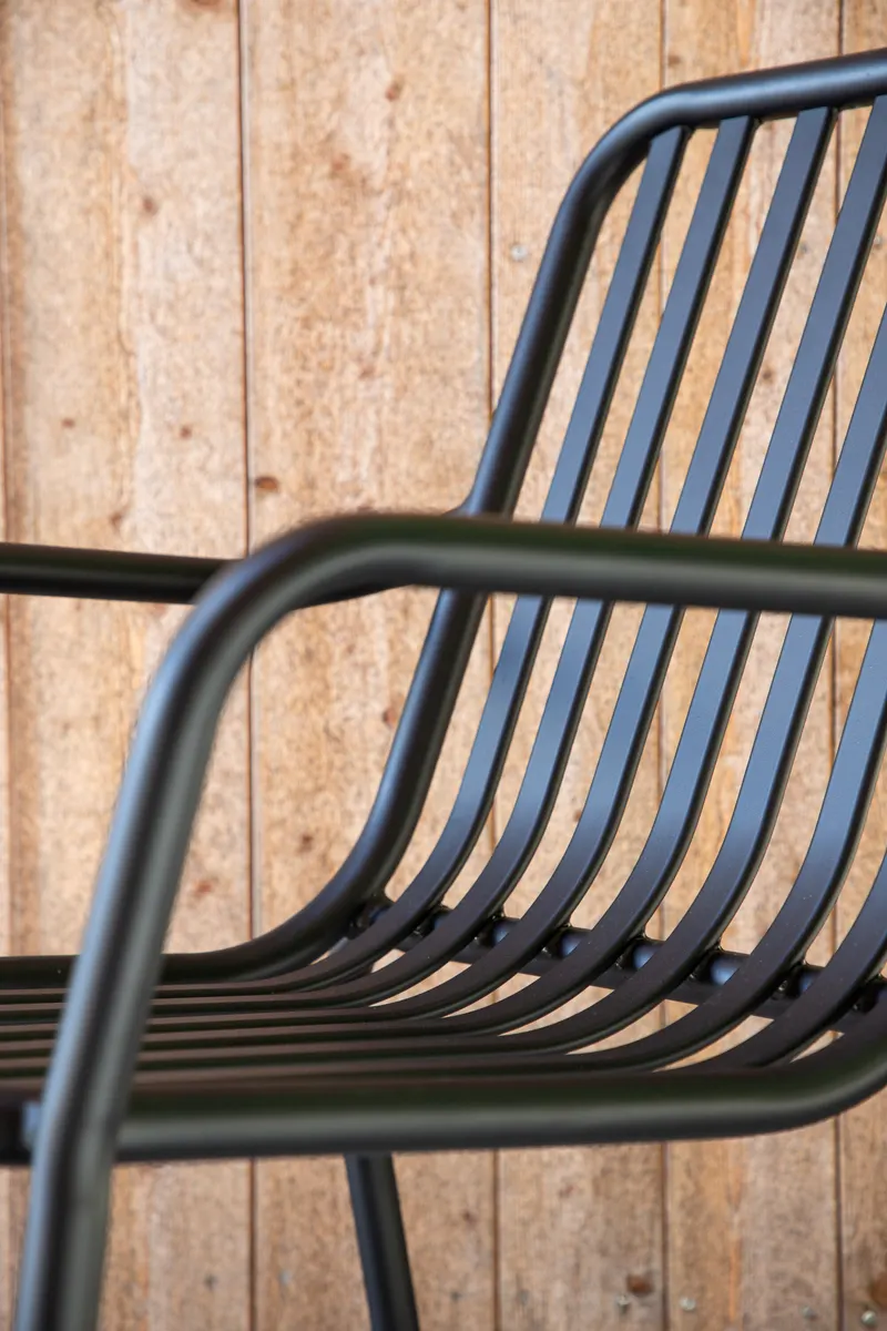 Peking Gartenstühle im 2er-Set aus Aluminium, im Wohnraum, Ansicht 2