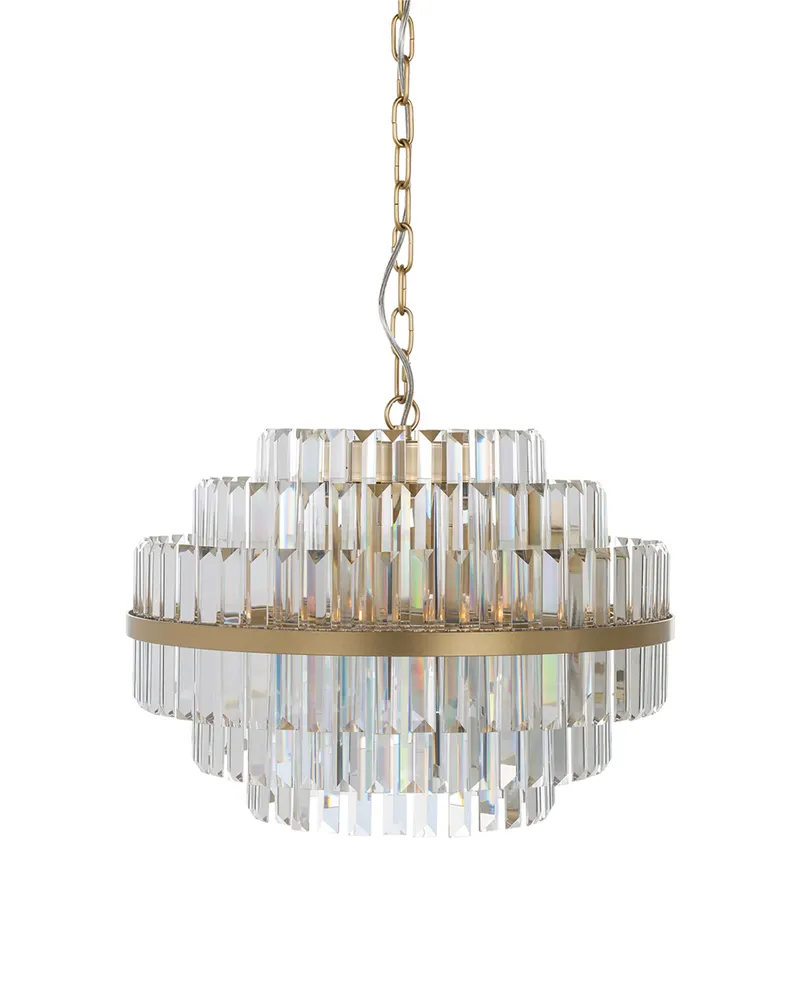 Pendelleuchte Desire, klein, goldfarben gebürstet von Richmond Interiors