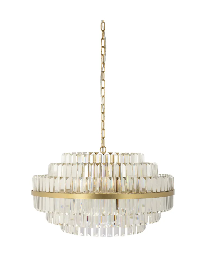 Pendelleuchte Desire, groß, goldfarben gebürstet von Richmond Interiors
