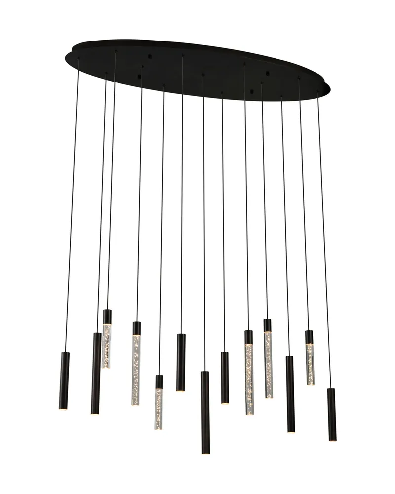 Pendelleuchte Oxley, Bronzefarben, groß von Richmond Interiors