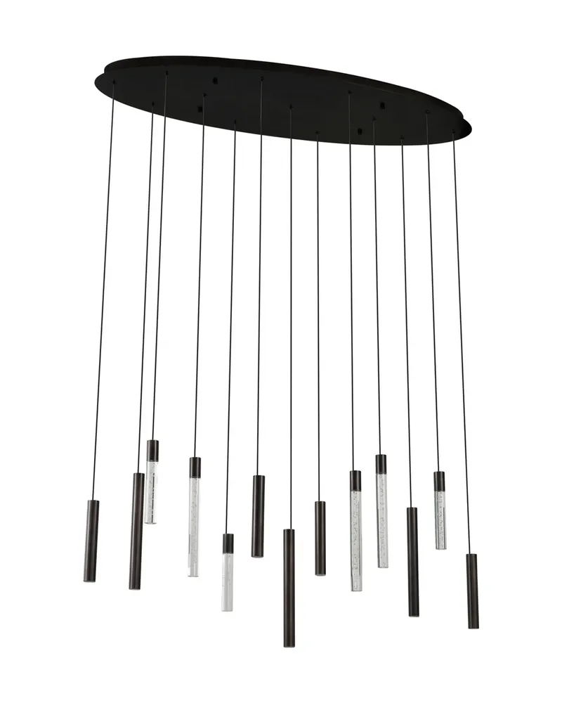 Pendelleuchte Oxley, Bronzefarben, groß von Richmond Interiors, Produktansicht 2