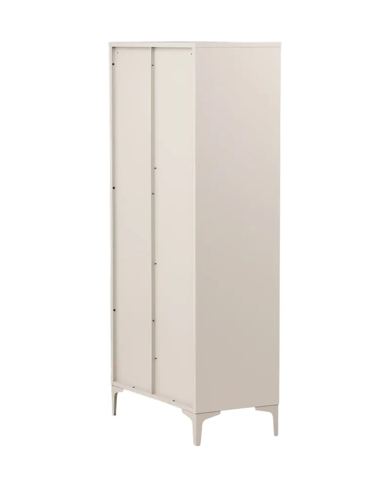 Piring Kleiderschrank aus Metall mit zwei Türen in Beige, Ansicht 10