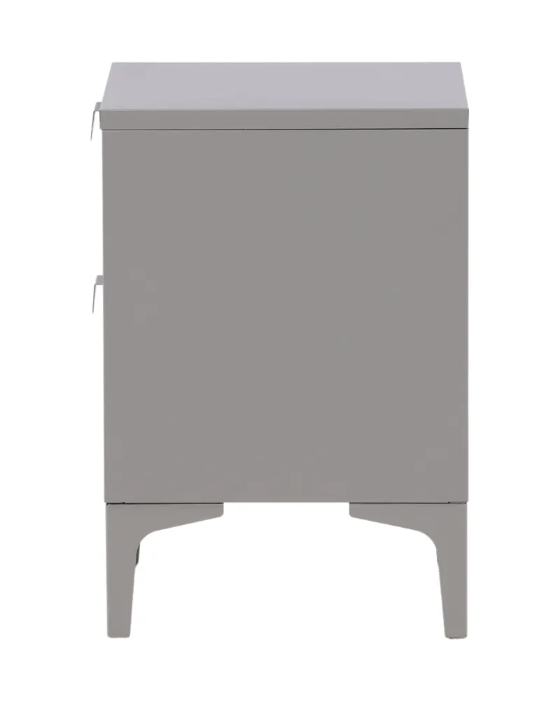 Piring Kommode aus Stahl in 40 × 60 × 45 cm, Hellgrau, Ansicht 4
