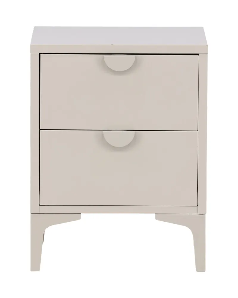 Piring Kommode aus pulverbeschichtetem Stahl, Beige