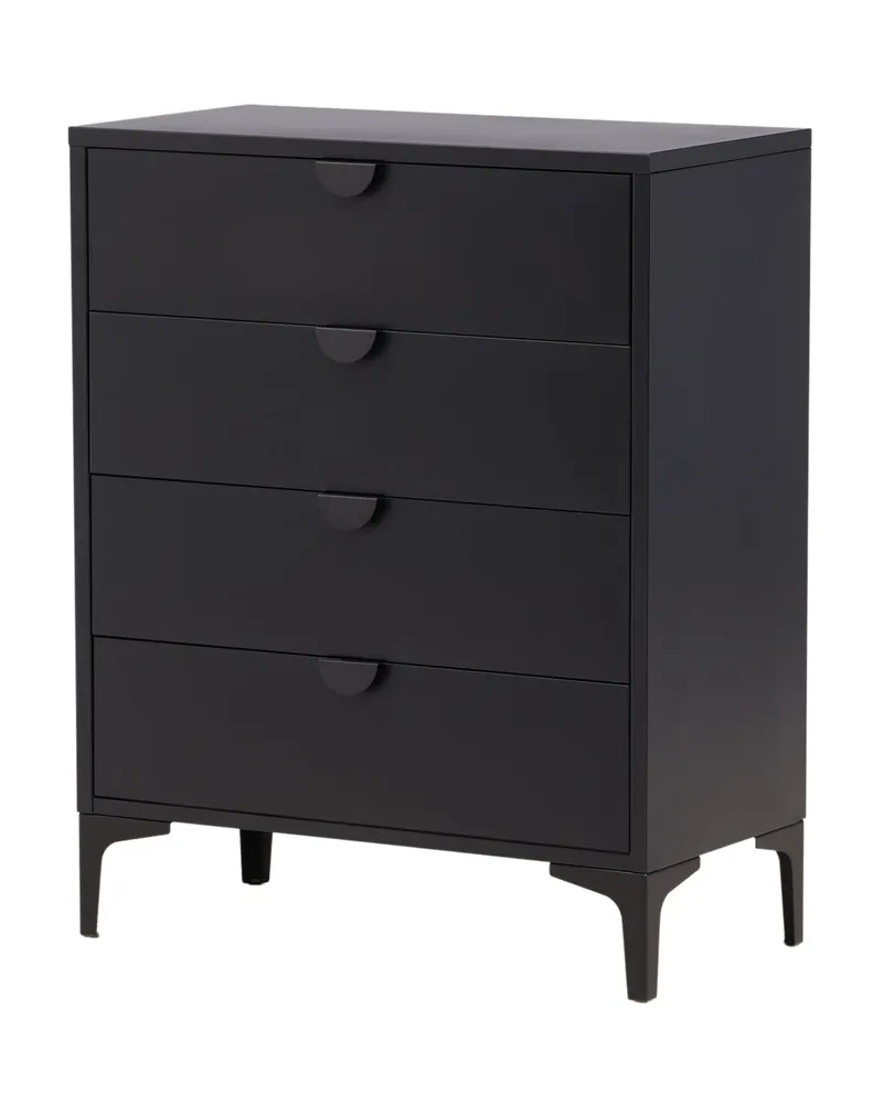 Piring Kommode aus Stahl in 40 × 98 × 78 cm, Schwarz, Ansicht 8