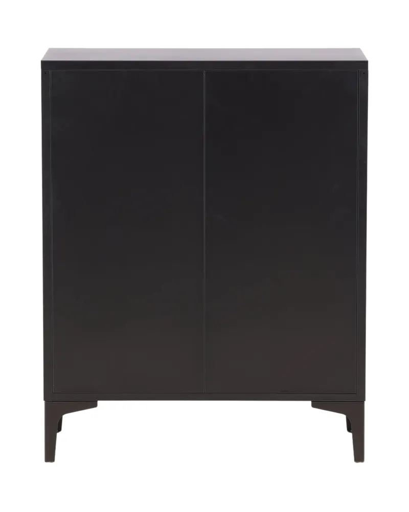 Piring Kommode aus Stahl in 40 × 98 × 78 cm, Schwarz, Ansicht 11