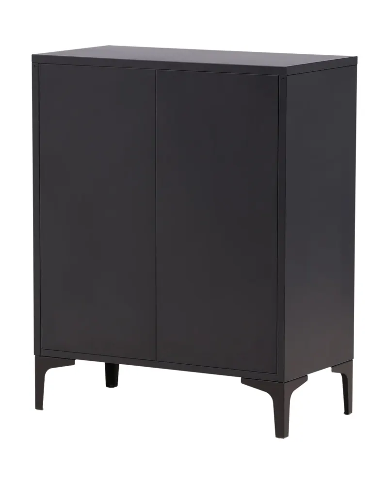 Piring Kommode aus Stahl in 40 × 98 × 78 cm, Schwarz, Ansicht 12