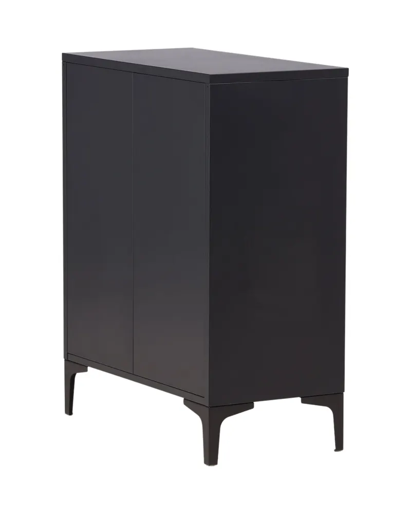 Piring Kommode aus Stahl in 40 × 98 × 78 cm, Schwarz, Ansicht 13