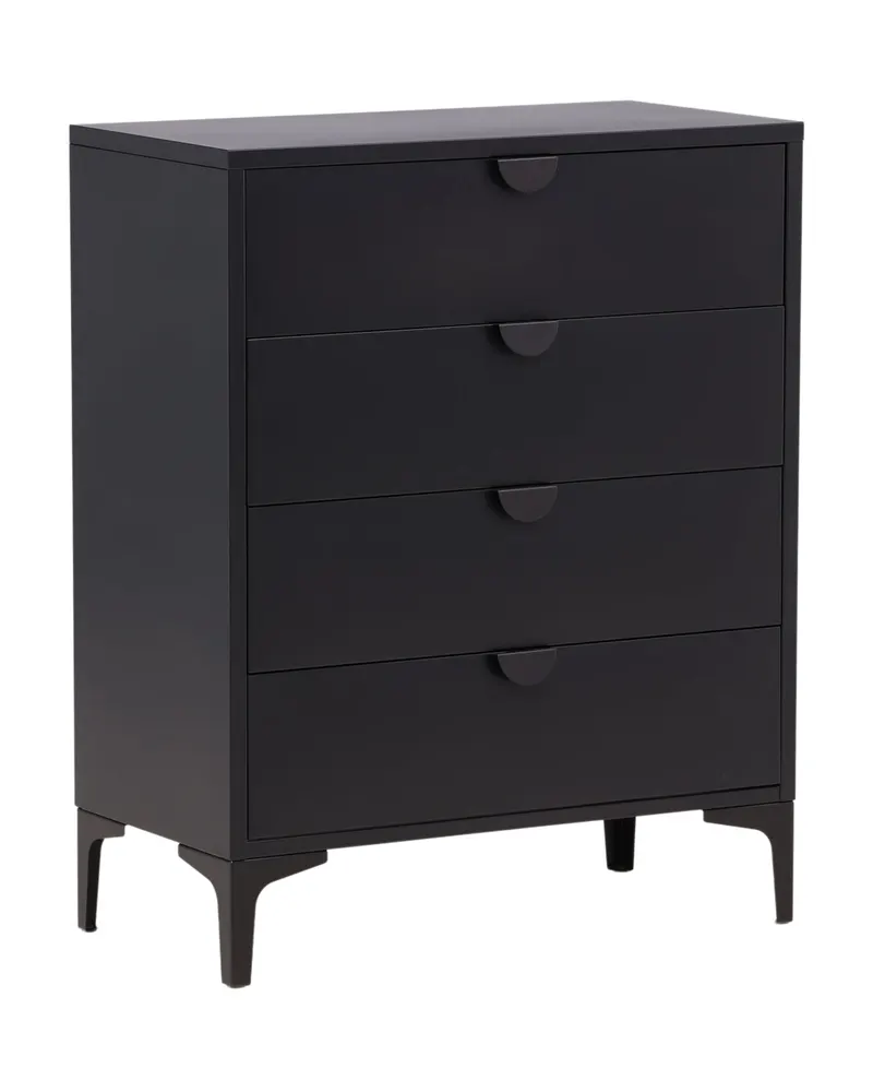 Piring Kommode aus Stahl in 40 × 98 × 78 cm, Schwarz, Ansicht 2