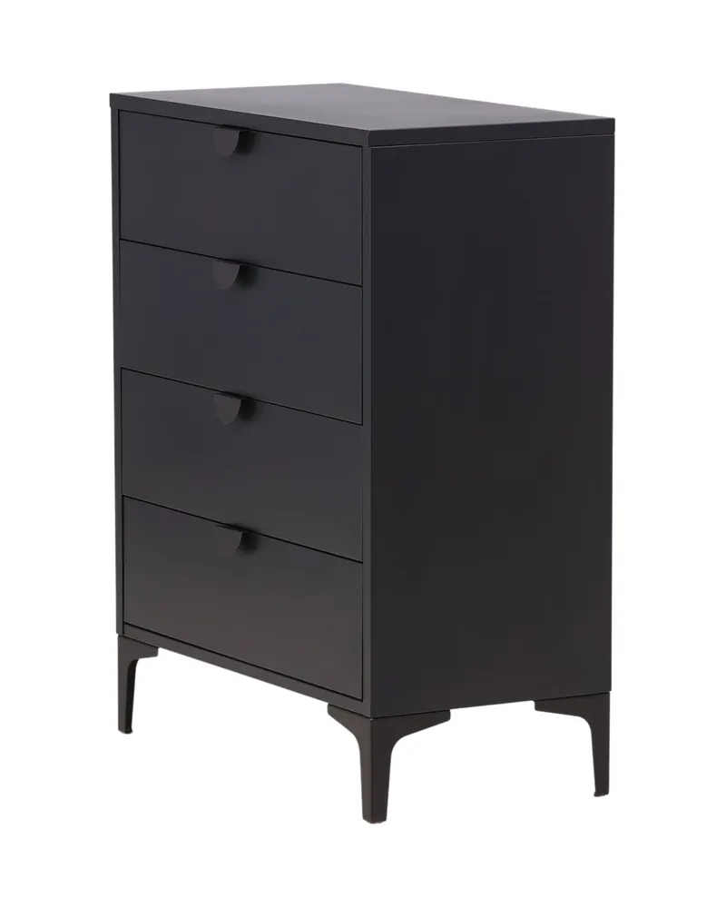 Piring Kommode aus Stahl in 40 × 98 × 78 cm, Schwarz, Ansicht 5