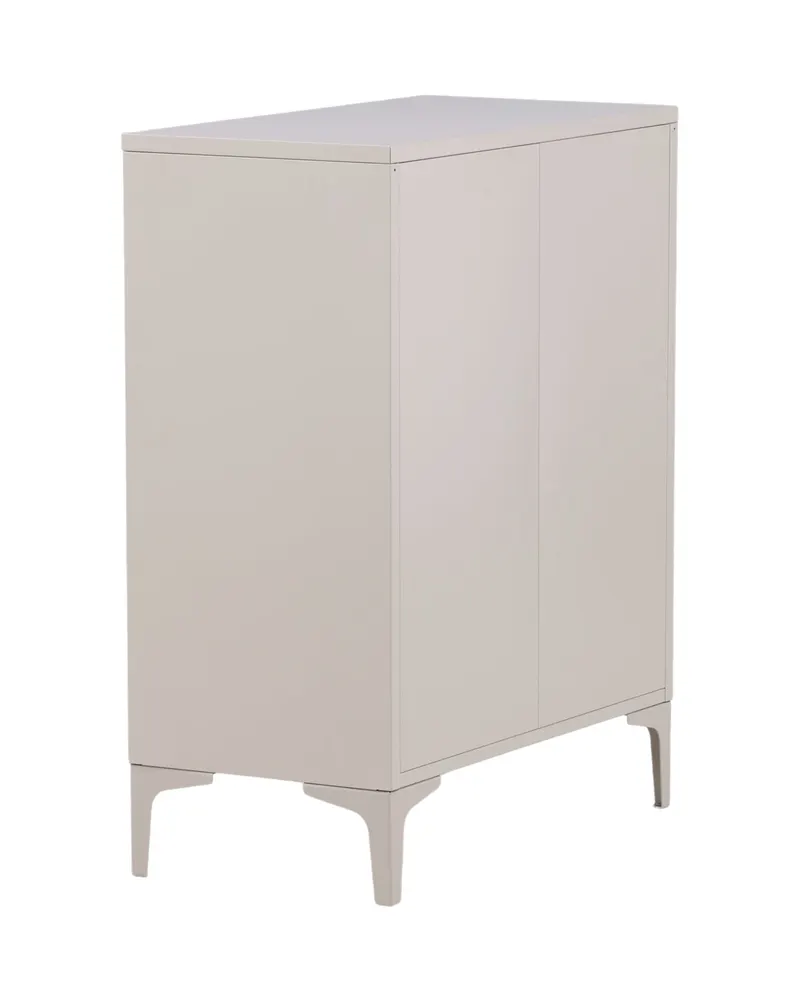 Piring Kommode aus Stahl in 40 × 98 × 78 cm, Beige, Ansicht 8