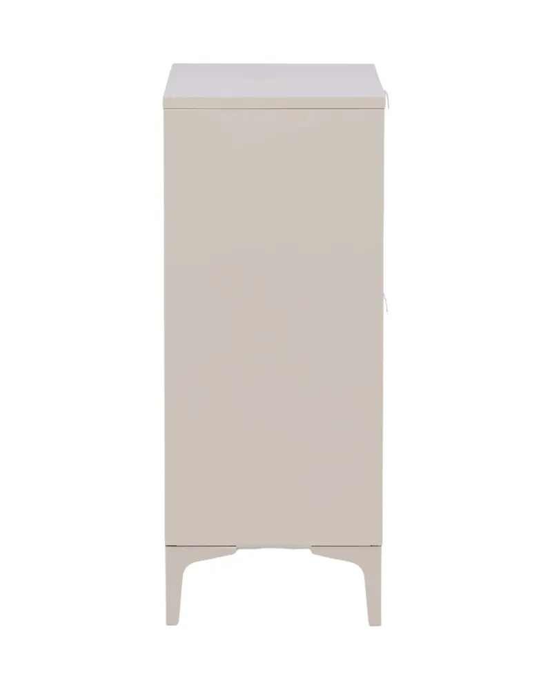 Piring Kommode aus Stahl in 40 × 98 × 78 cm, Beige, Ansicht 3