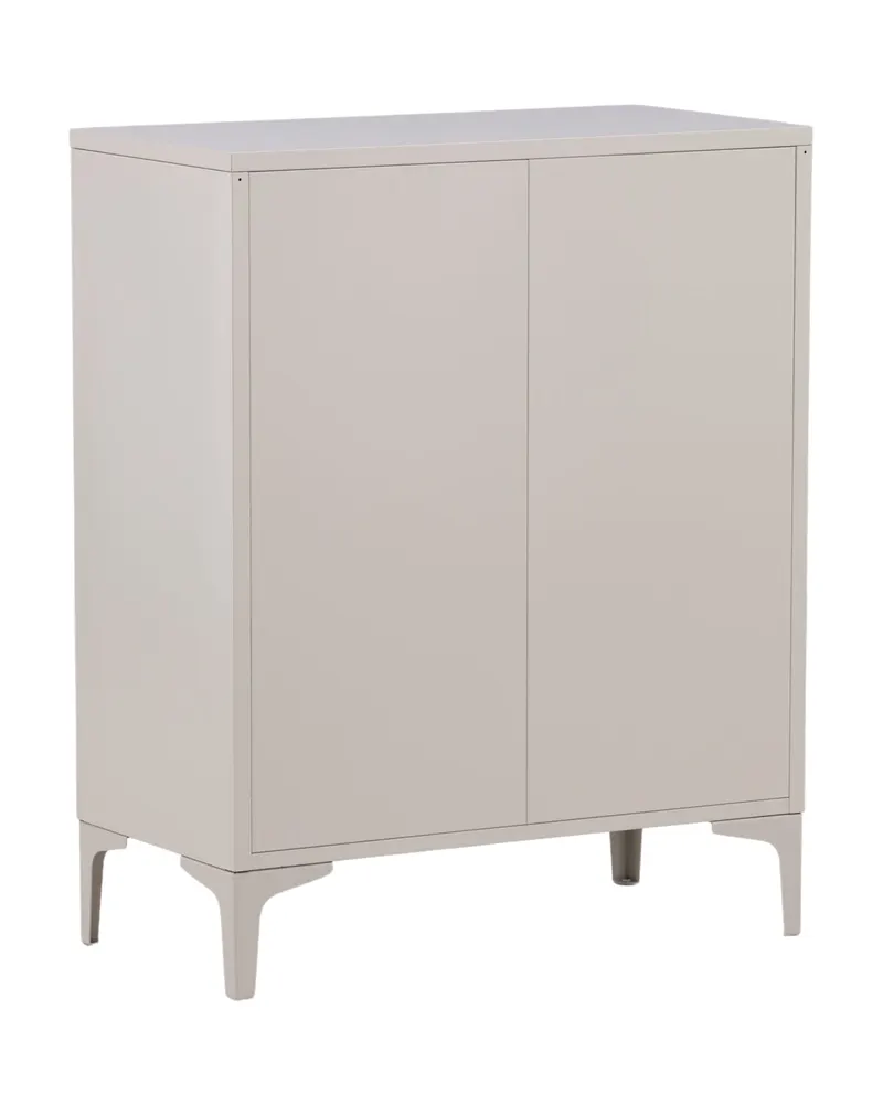 Piring Kommode aus Stahl in 40 × 98 × 78 cm, Beige, Ansicht 5