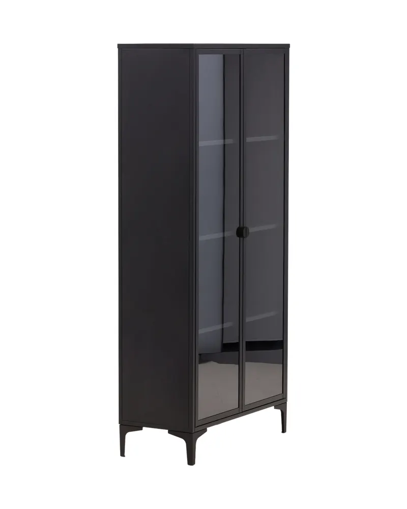Piring Stahlschrank in 40 × 190 × 90 cm, Schwarz, Ansicht 3